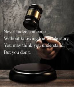 Be unaffected by the judgment of others