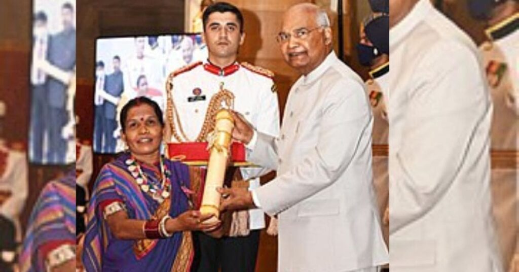 Smt. Durga Bai Vyam Awarded Padma Shri for Art