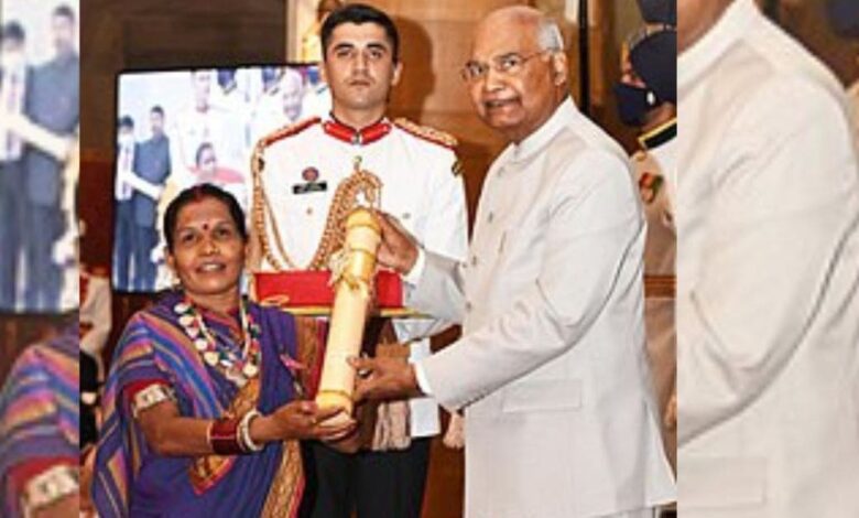 Smt. Durga Bai Vyam Awarded Padma Shri for Art